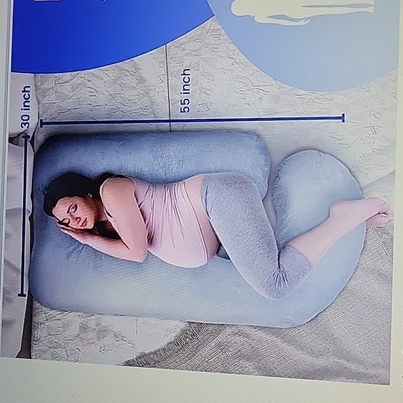 Pillani Bedding Pillani Pregnancy Maternity Pillow U Shape Full